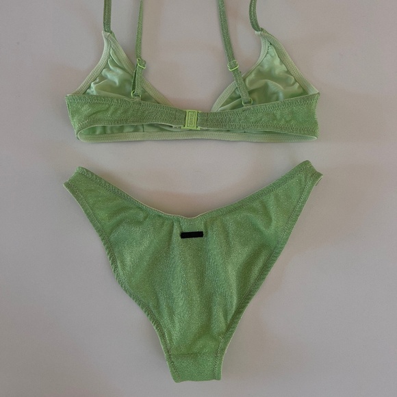Triangl Maia Bikini - Lime Sparkle Maia - Picture 3 of 4